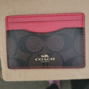 Coach card holder